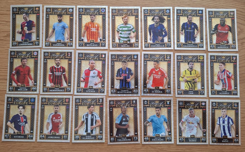 Topps Carte collezionabili: 21x Topps Match Attax Extra 24/25 - Kings of Europe 👑 – Nuovo (secondo la descrizione) da Monthey venduto da rim1870