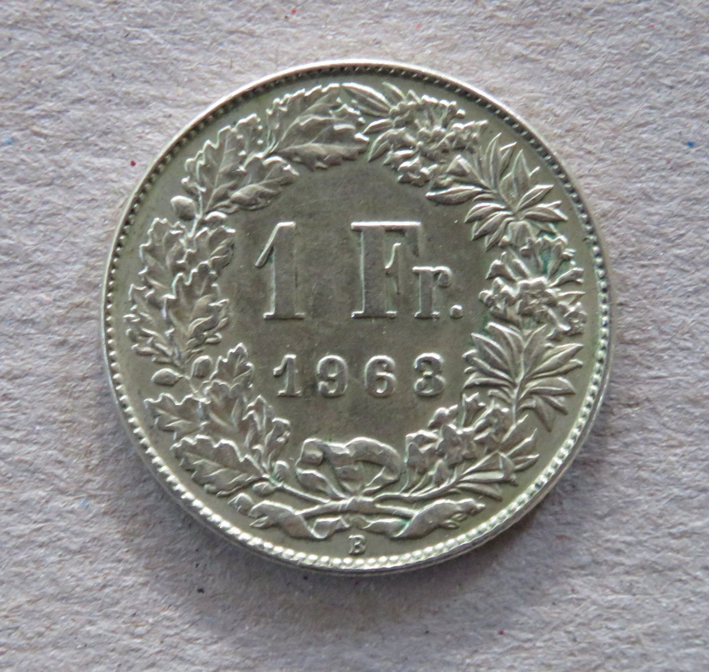 Toutes les monnaies: 1.- Fr.  1963 – D'occasion à Kreuzlingen par Koi4