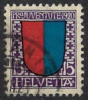 Tutti i francobolli: Pro Juventute 1920 ganzer Satz – Usato da Luzern venduto da Einh0rn 3