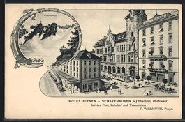 Schaffhausen a. Rheinfall, Hotel Riesen,