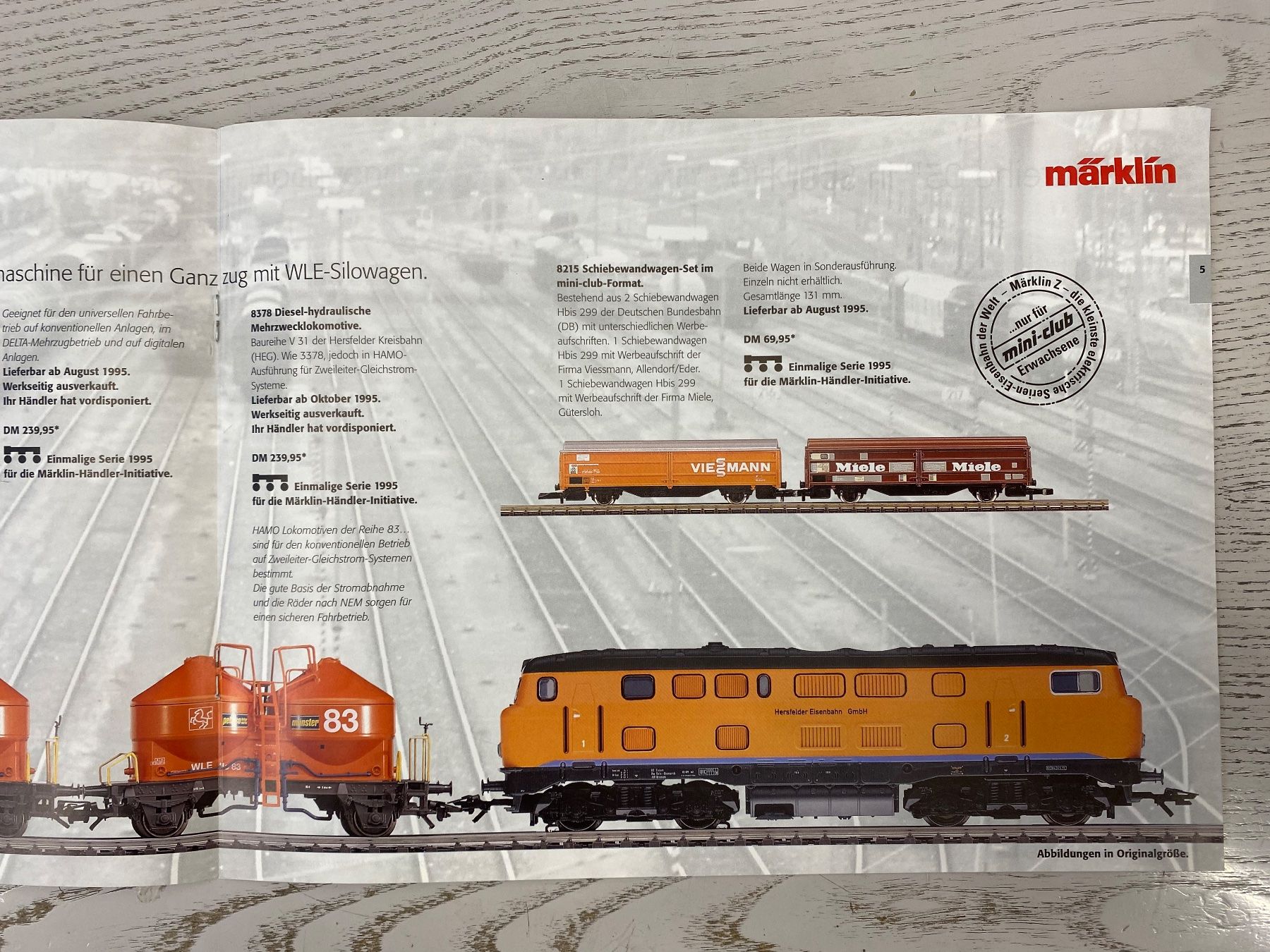 Märklin Modellini di ferrovie: Märklin Exklusiv 3/1995 – Usato da Lupsingen venduto da New-Haven 1
