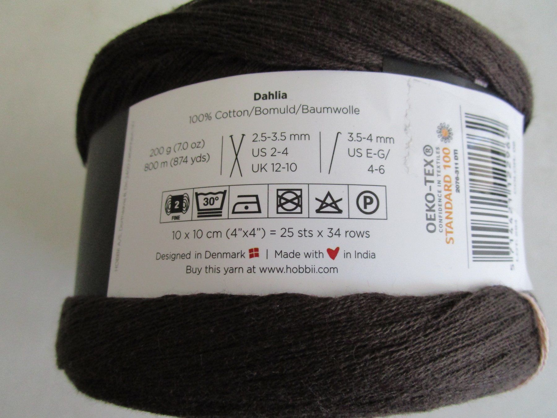 Wolle: Strickgarn,  100% Baumwolle, Bobble 200 g  (09) – Neu (gemäss Beschreibung) aus Ursenbach von gruenblau 1