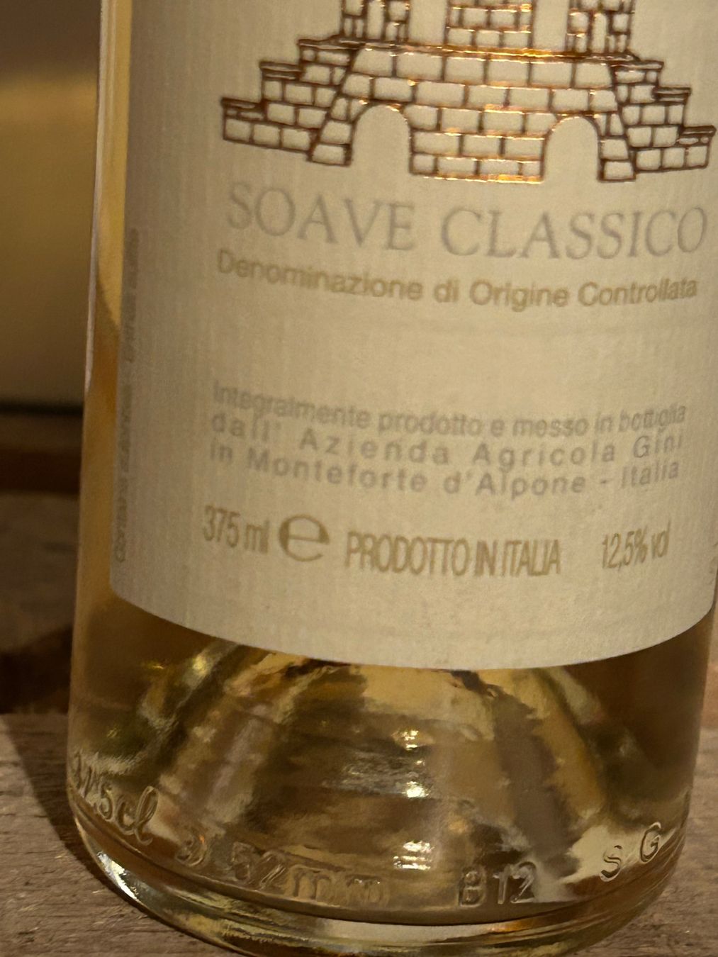 Wein: GINI Soave Classico 2016 Veneto DEMI-BOUTEILLE – Neu (gemäss Beschreibung) aus Roche VD von avediscipule 2
