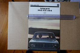 VOLVO  142 et 144  Originalprospekt
