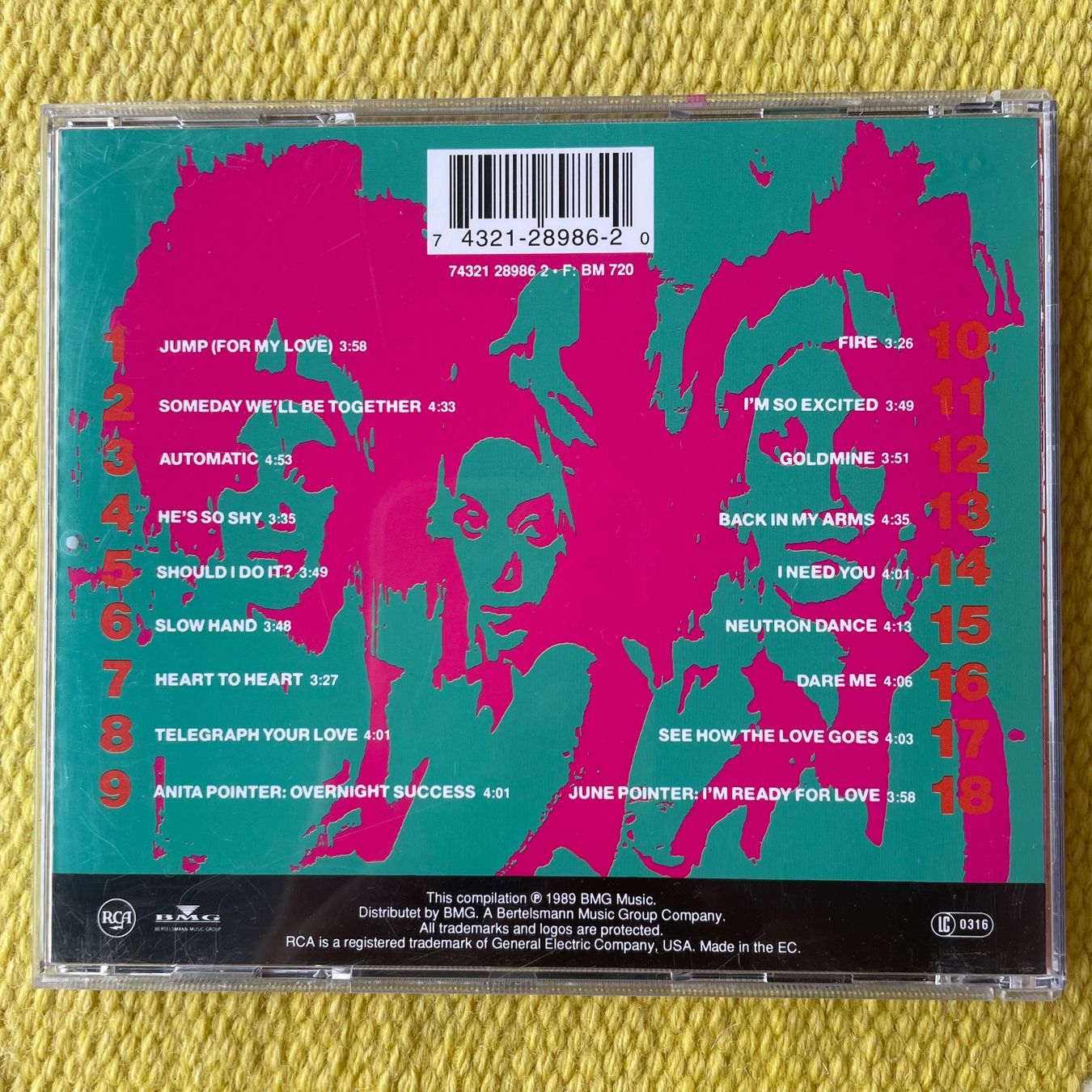CDs: POINTER SISTER-THE BEST OF – Gebraucht aus Rorschacherberg von CD-Roli 1