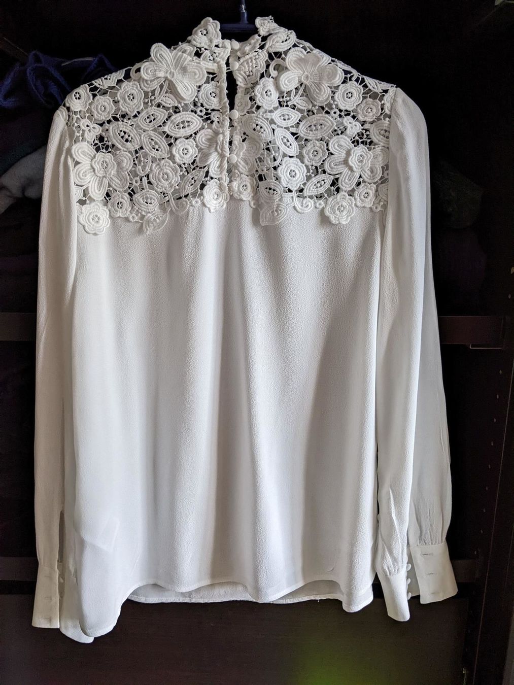 Camicette: SET : Blouse crème haut en dentelle S – Nuovo (secondo la descrizione) da Petit-Lancy venduto da lilycerise 2