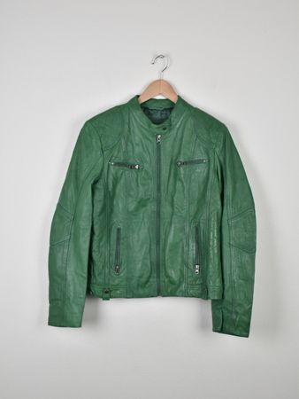 Lindgrøn Copenhagen Lederjacke, Gr.42, ungetragen