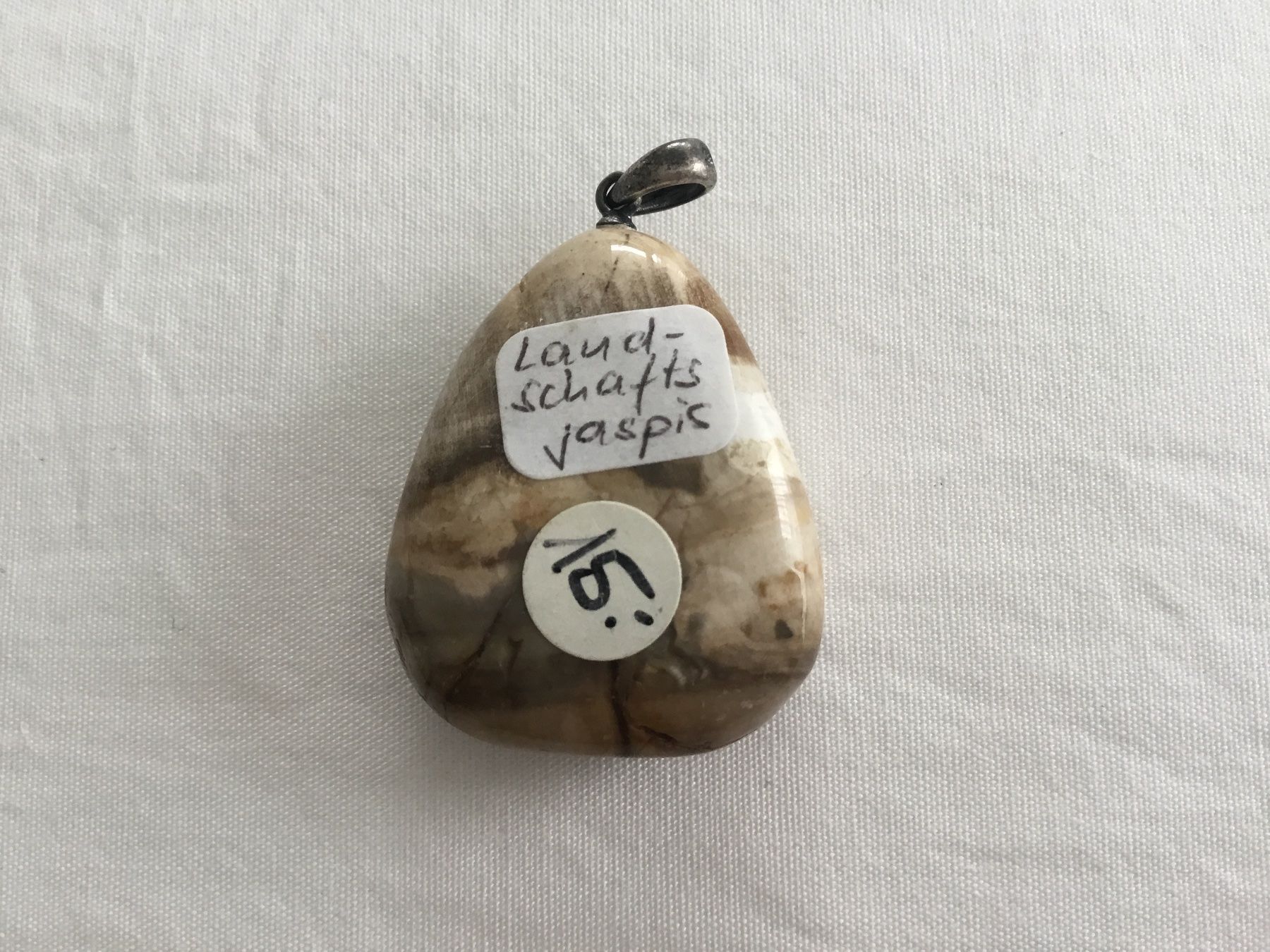 Mineralien & Heilsteine: Anhänger Landschaftsjaspis Heilstein – Neu und originalverpackt aus Doppleschwand von Fortuna5859 1