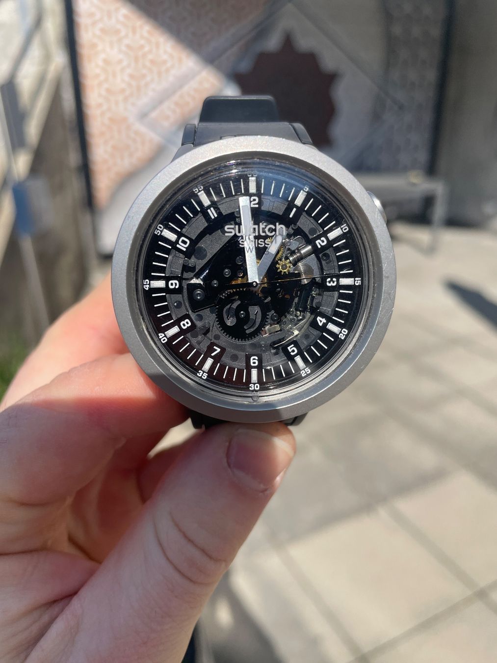 Swatch Orologi: Montre Swatch Dark Irony – Usato da Uvrier venduto da SzymonClivaz
