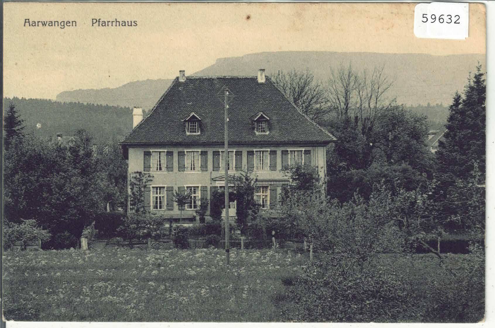 Ansichtskarten: Aarwangen - Pfarrhaus – Gebraucht aus Ettingen von Kartenplanet