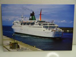 Postkarte Irische Fähre Saint Patrik II Rosslar-Cherbourg