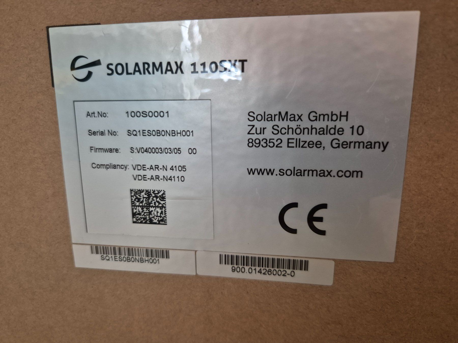 Inverter: Solarmax – Nuovo e nell'imballaggio originale da Stein AR venduto da Bienli4 3