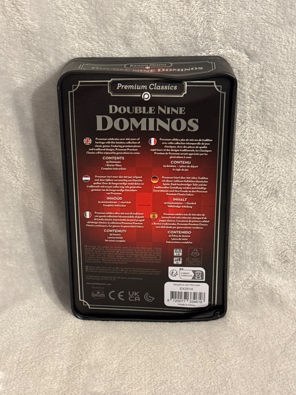 Giochi: Premium Domino Spiel "Double Nine" Verpackungsschaden – Nuovo e nell'imballaggio originale da Oberegg venduto da MR-shop 1
