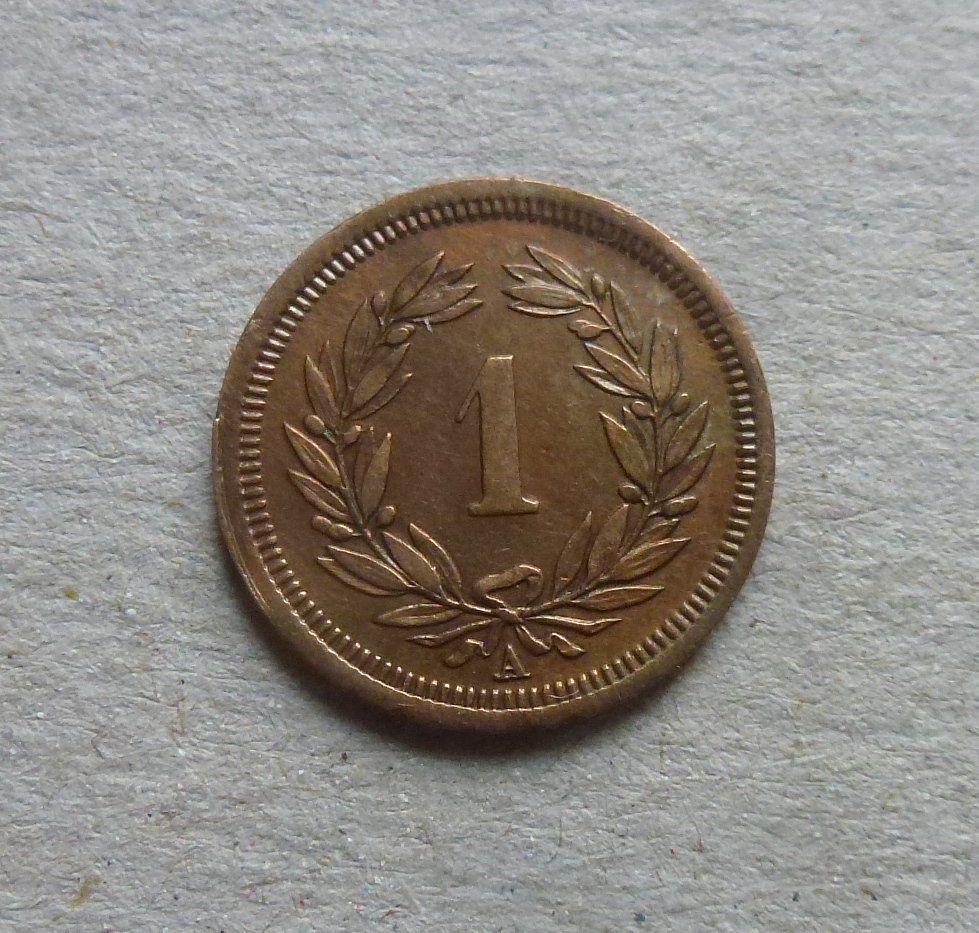 Tutti le monete: ++ 1 Rappen 1850, gute Erhaltung – Usato da Walkringen venduto da Casablanca777 1