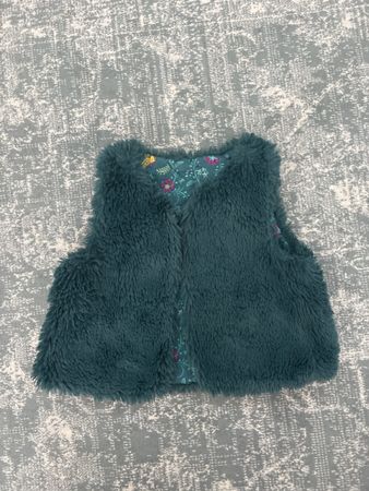 Gilet fourrure réversible enfant