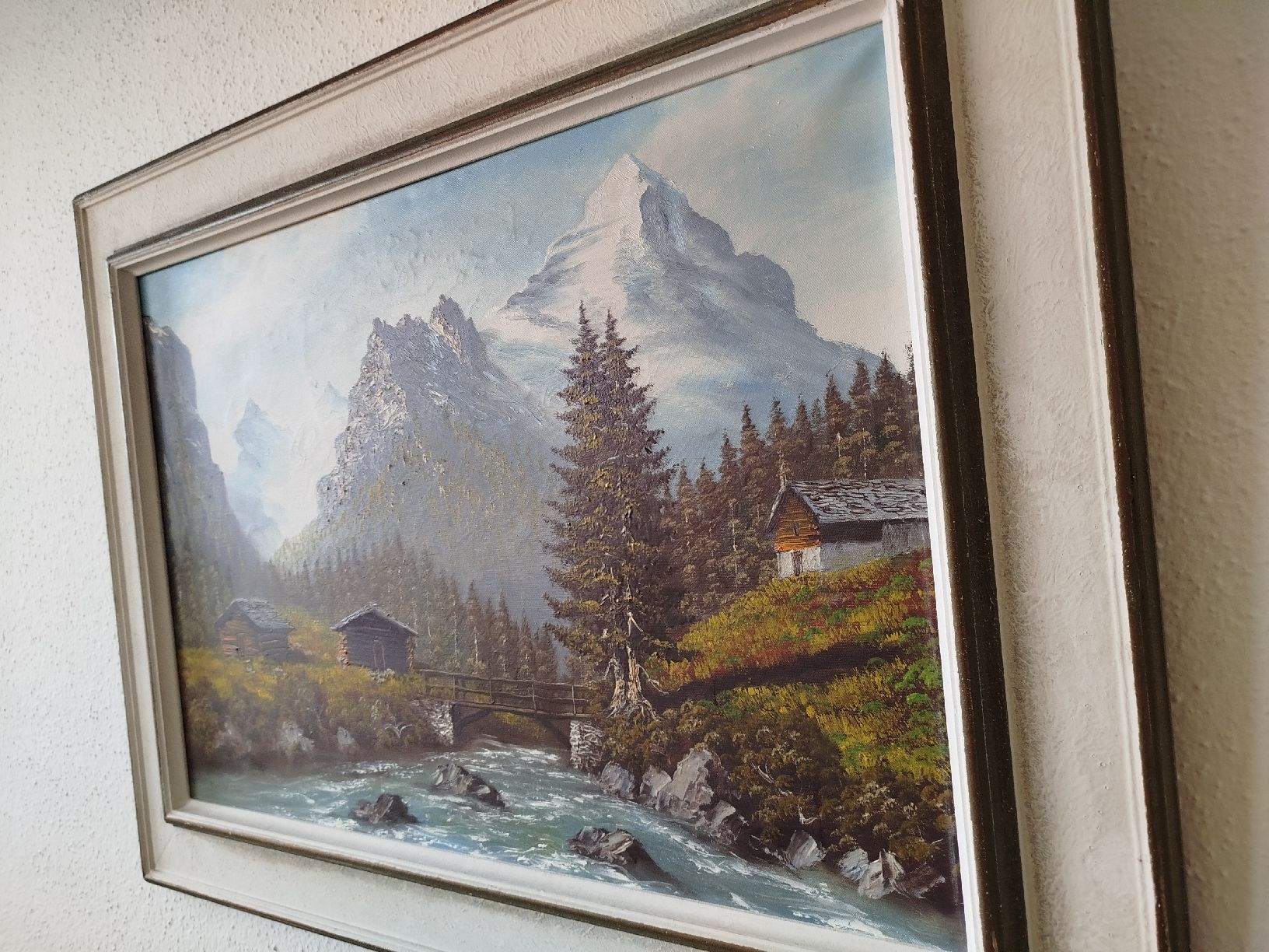 Gemälde: Ölgemälde von H.Herzer -Berner Oberland – Gebraucht aus Rupperswil von Annet.Dann888 2