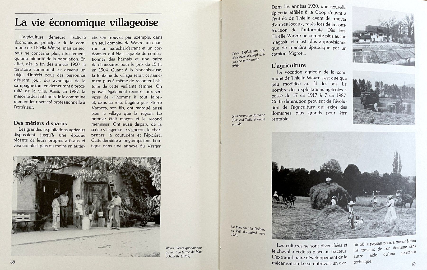 Bücher: Thielle-Wavre - Histoire de la Commune – Gebraucht aus Savagnier von Ne2065 3