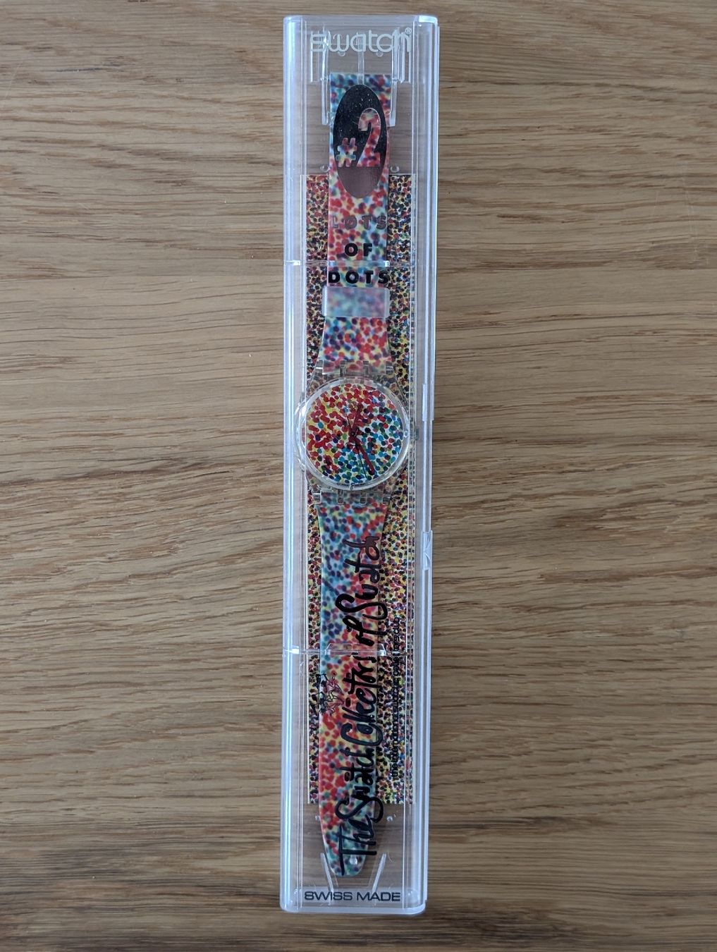 Swatch Orologi: Swatch "Lots of dots" NEW – Nuovo e nell'imballaggio originale da Biel/Bienne venduto da DrKeke