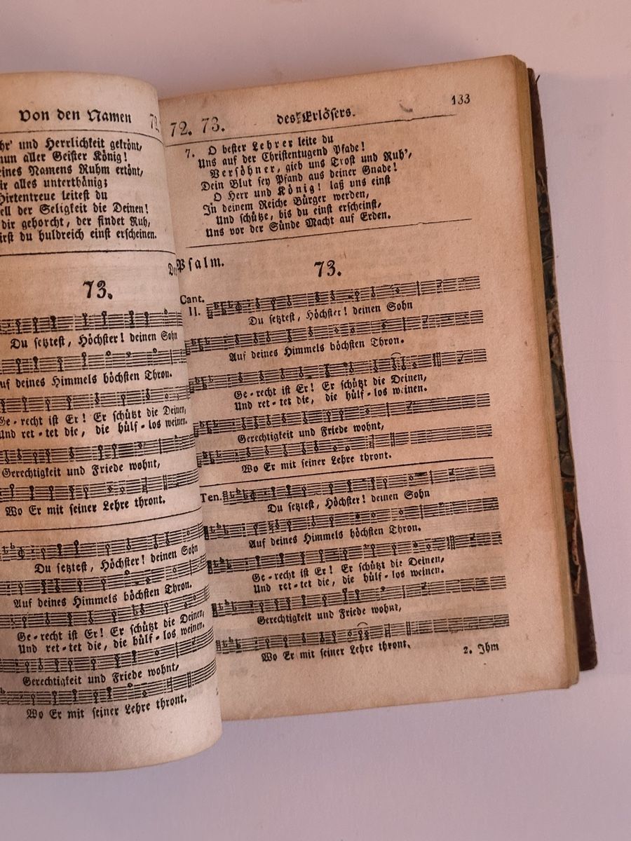Libri: Kirchliches Gesangsbuch 19. Jahrhundert. 1832 – Usato da Lustmühle venduto da Belair1955 3