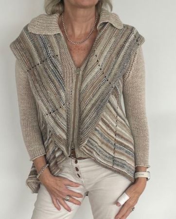 Rundstrickweste one size
