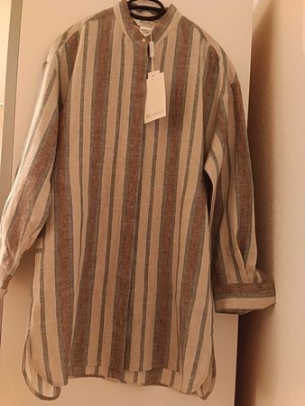 Max Mara chemise,38, longue/ tunique/robe courte, neuve, lin