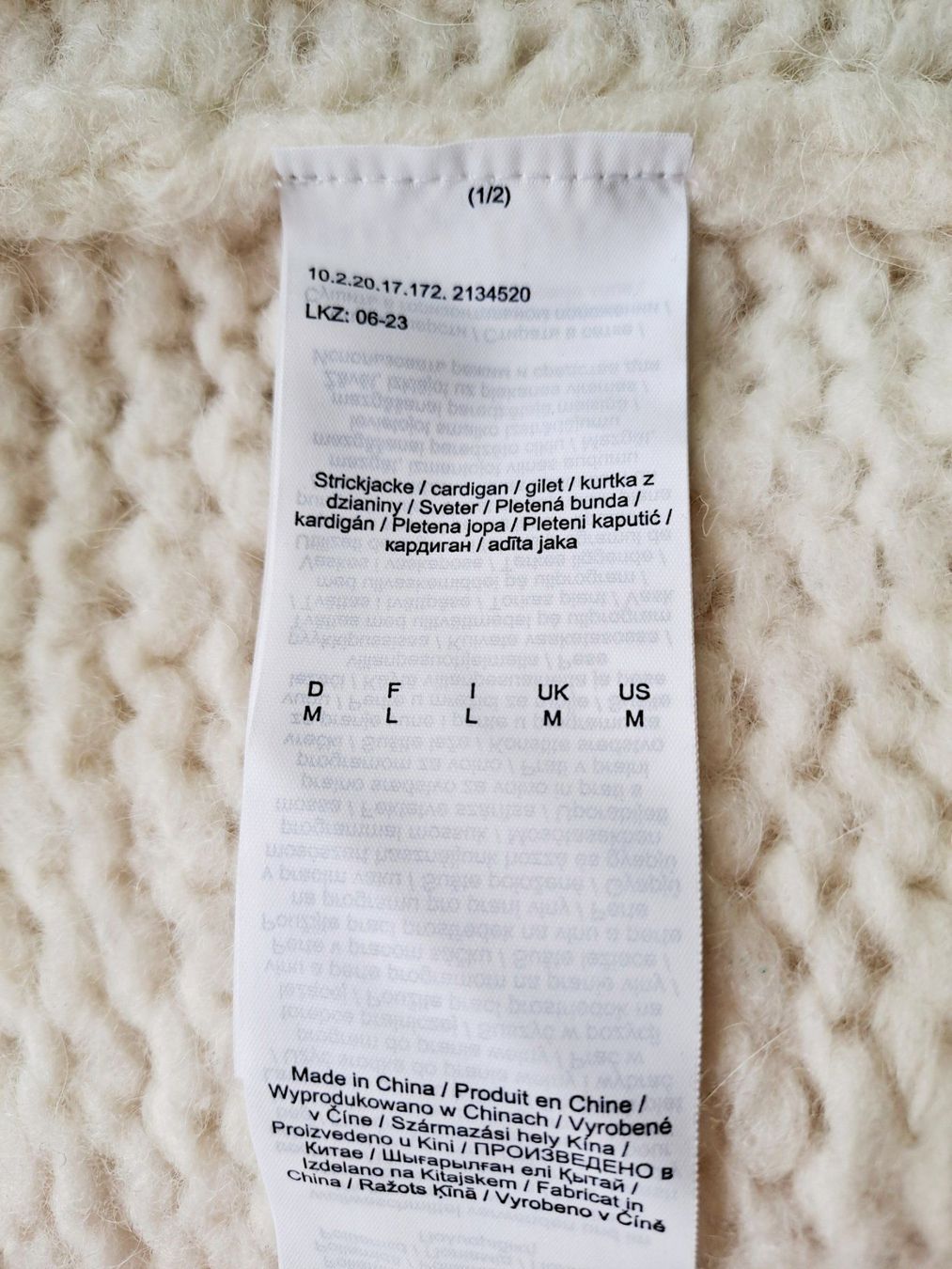 S.Oliver Giacche: Strickjacke crème-weiss von s.Oliver, M – Nuovo (secondo la descrizione) da Volketswil venduto da ronbons 8