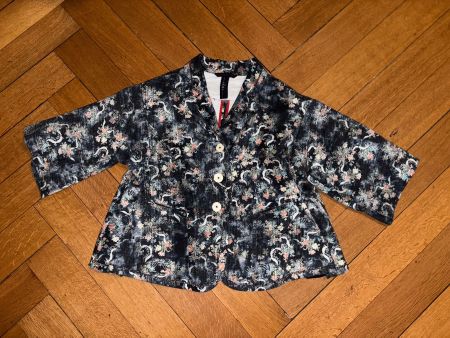 Jacke Baumwolle floral,  Gr. 38