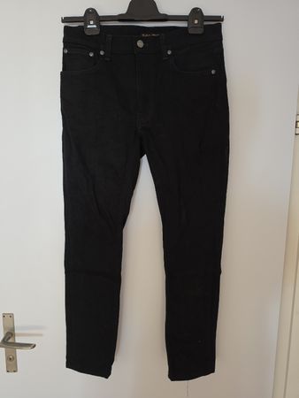Nudie Jeans Herren Hose schwarz Grösse W31 L32 gebraucht