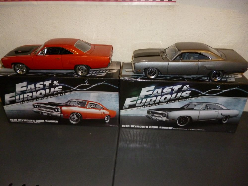 Jual Mattel Fast & Furious 7 Plymouth Road Runner 1970 Diecast [1:55] di Seller Tedy Tjandera