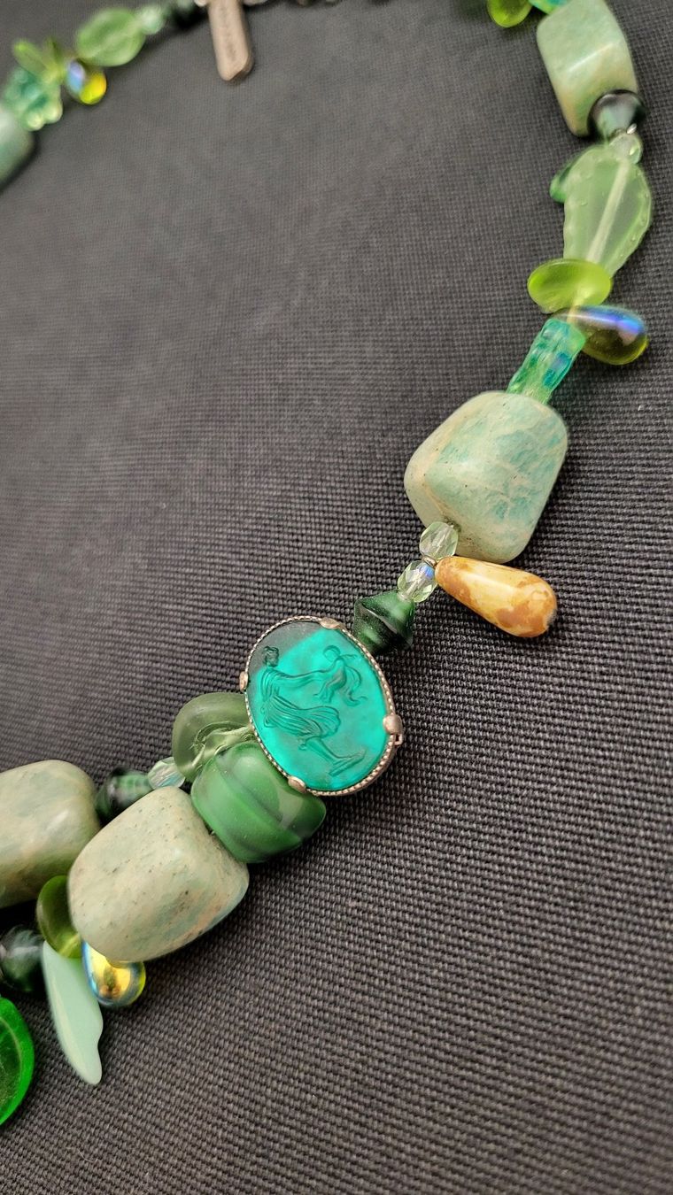 Colliers: Edelstein-Kette MAXX-ART-Collier – D'occasion à Basel par spinne02 2