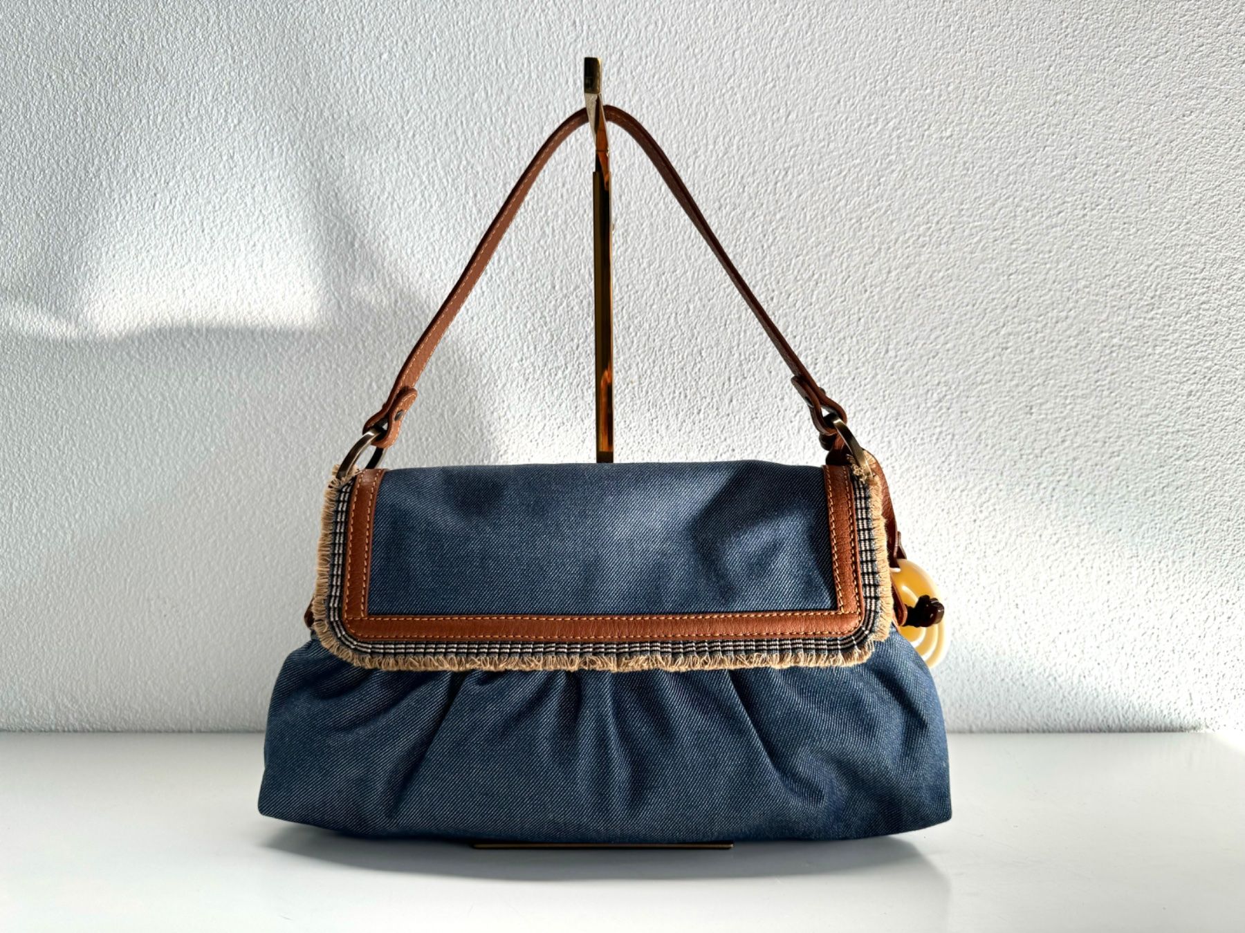 Fendi Borse da donna: FENDI Denim Small Chef Shoulder Bag Sac Tasche – Usato da Kriens venduto da hannaandkiko 4