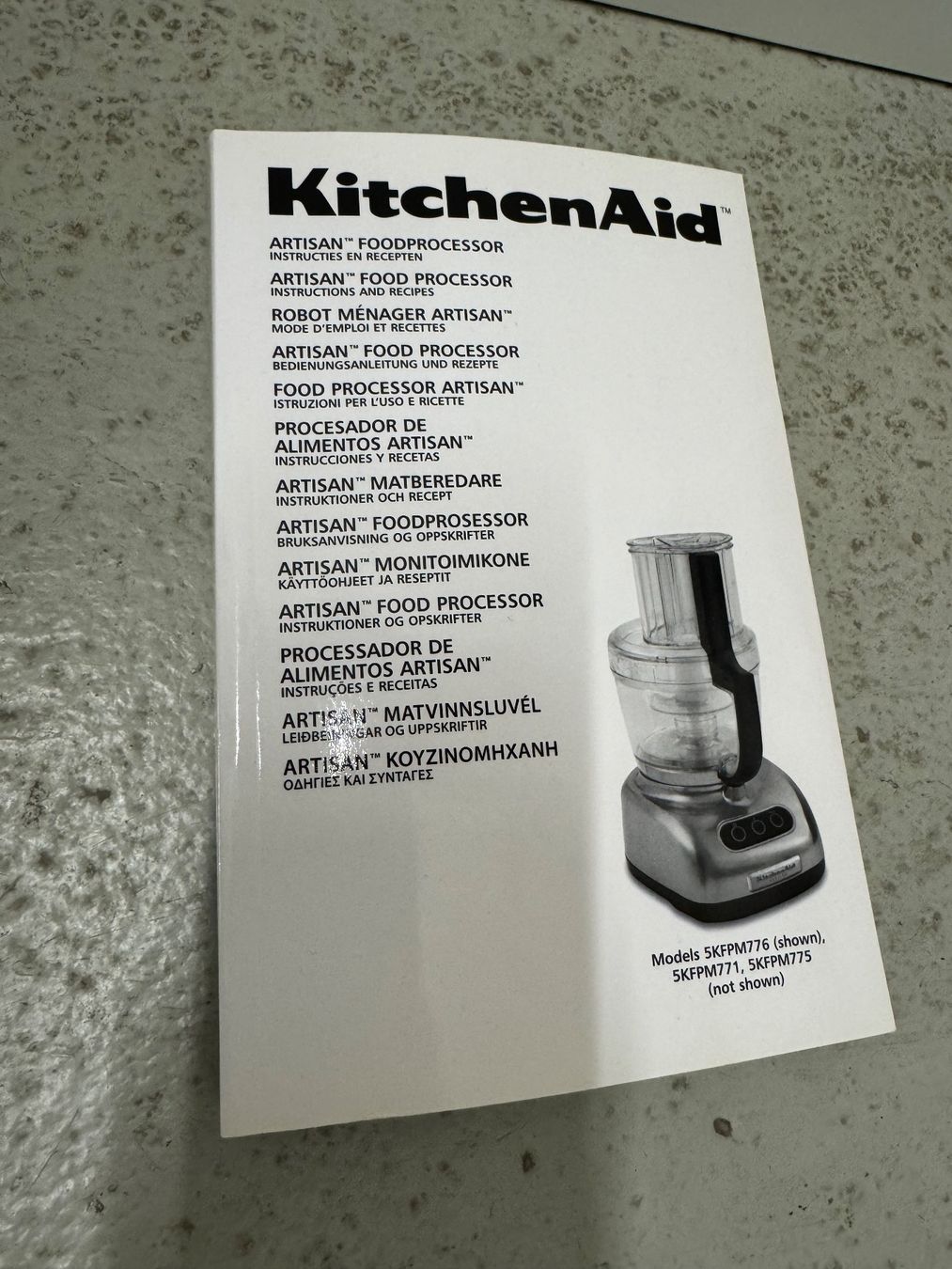 Kitchenaid Elettrodomestici da cucina: Kitchen Aid Küchenmaschine Schwarz 5KFPM775 – Usato da Bottmingen venduto da Kioro 4