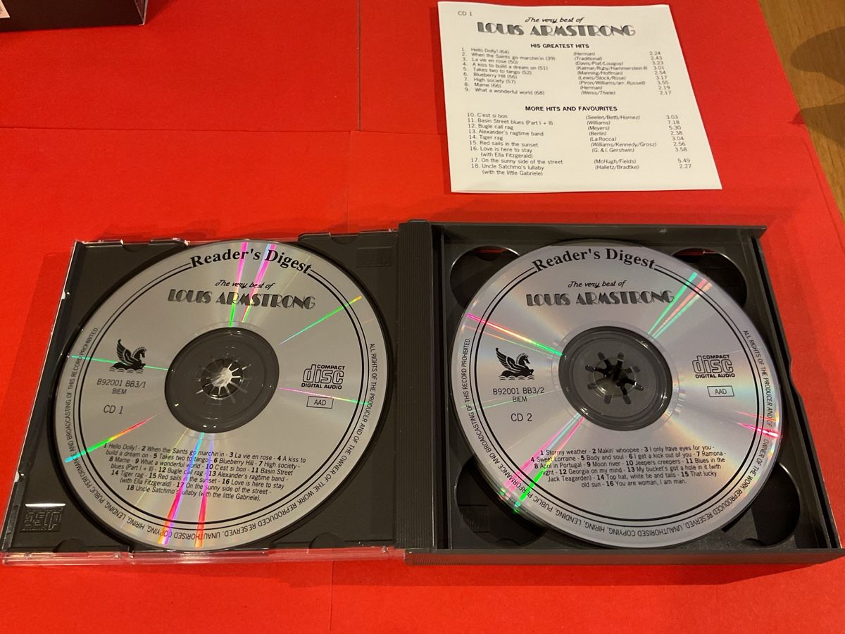 CD: Reader's Digest Louis Armstrong Collector's Edition 4-CD Set – Usato da Steinach venduto da Quarkie 1