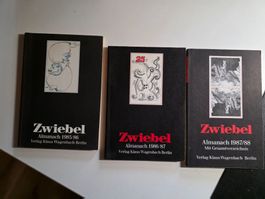 3 x Zwiebel Almanach 1985-1987
