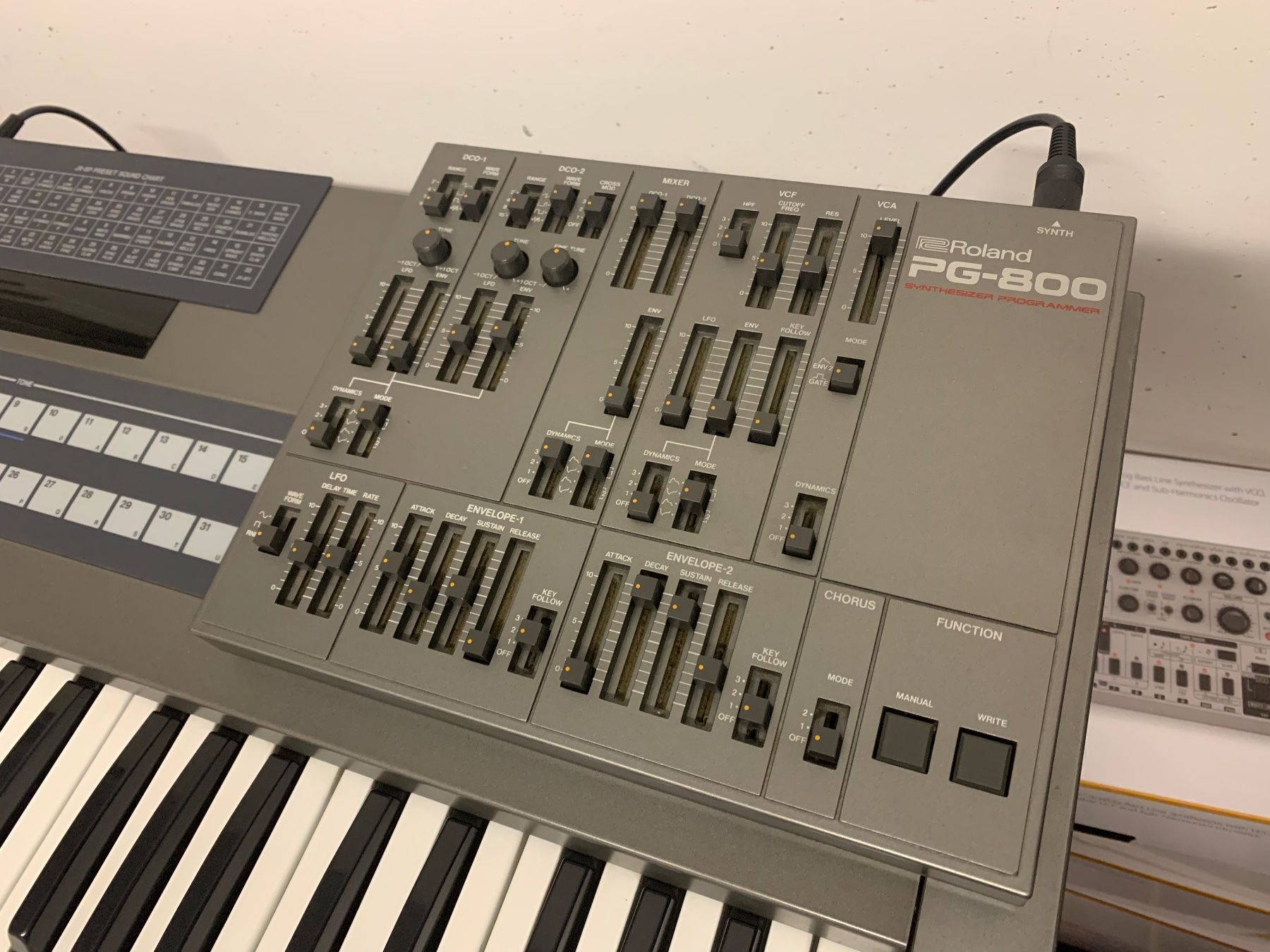 Roland Strumenti musicali: Roland JX-8P + PG800 – Usato da Schötz venduto da sky3000 2