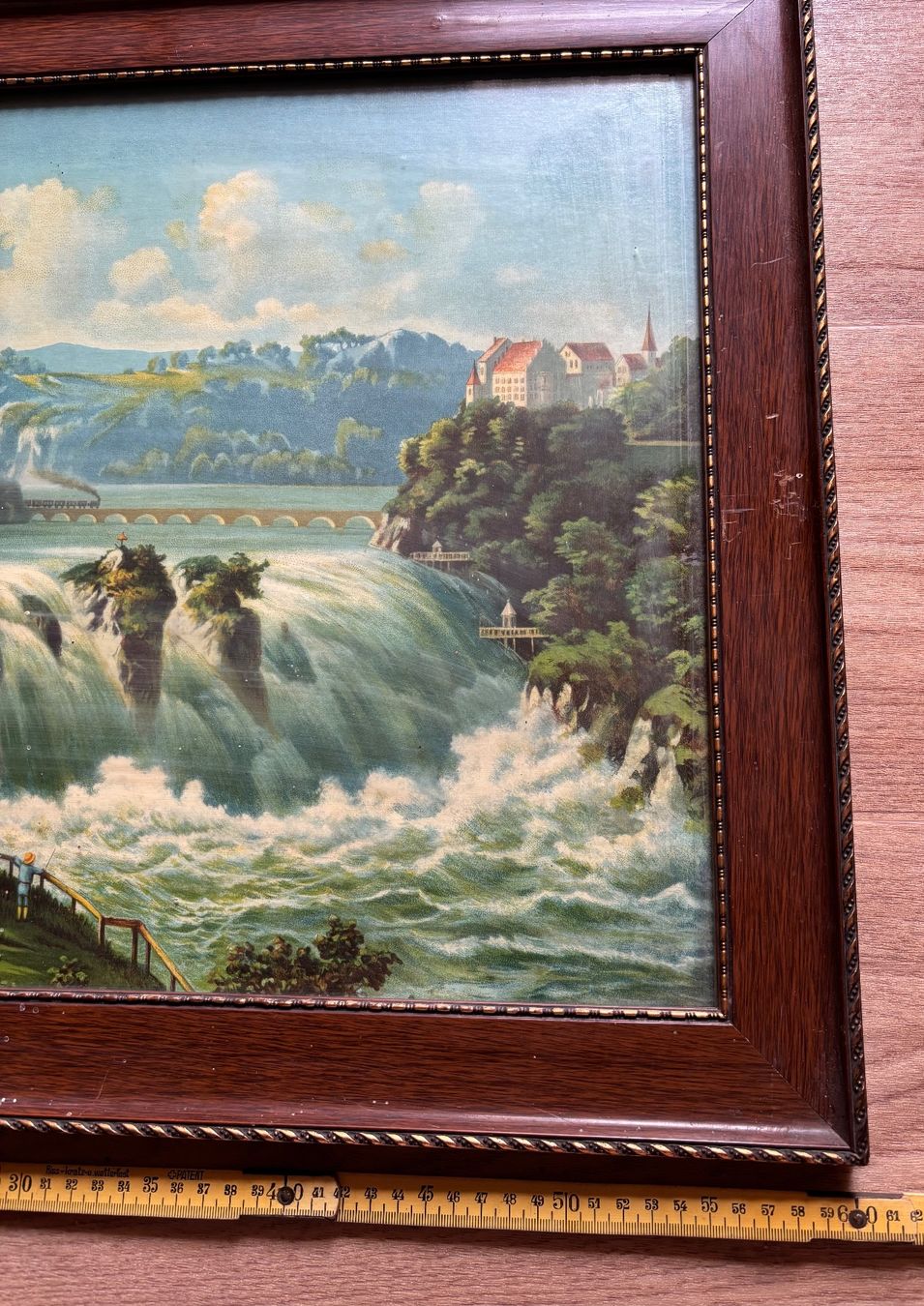 Dipinti: Bild Vintage Rheinfall Schaffhausen – Usato da Speicher venduto da CH-Schatzkammer 1