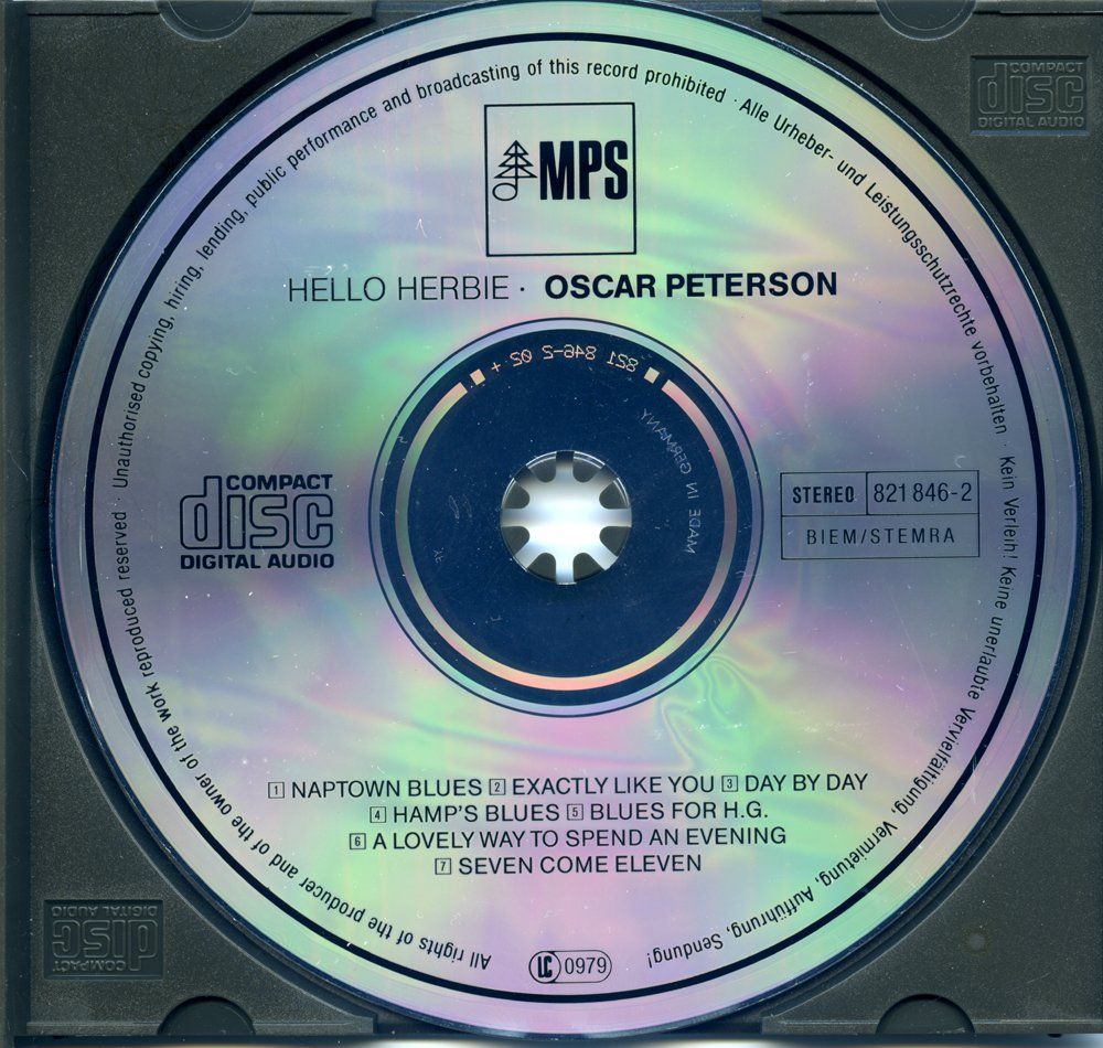 CD: Jazz CD: Oscar Peterson "Hello Herbie" (MPS) – Usato da Hochfelden venduto da mue_lhm9 1