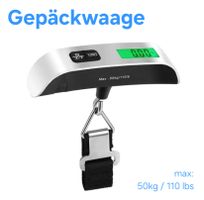 Kofferwaage (bis 50kg) Gepäckwaage / Balance à valise /scale