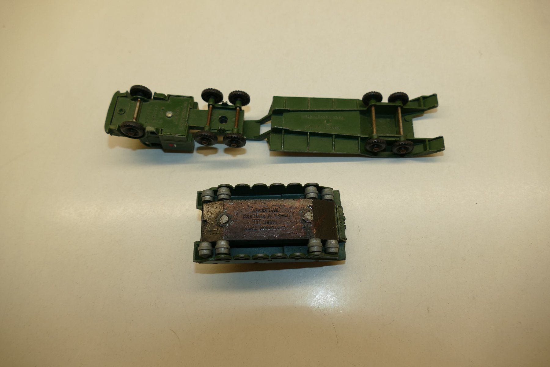 Lesney Modellautos: Lesney: Panzertransport mit Panzer Einheit 2 – Gebraucht aus Niederhasli von rail-duerst 4