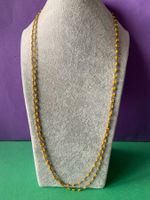 Doppelte Chrälleli-Kette YELLO!!! (64cm)