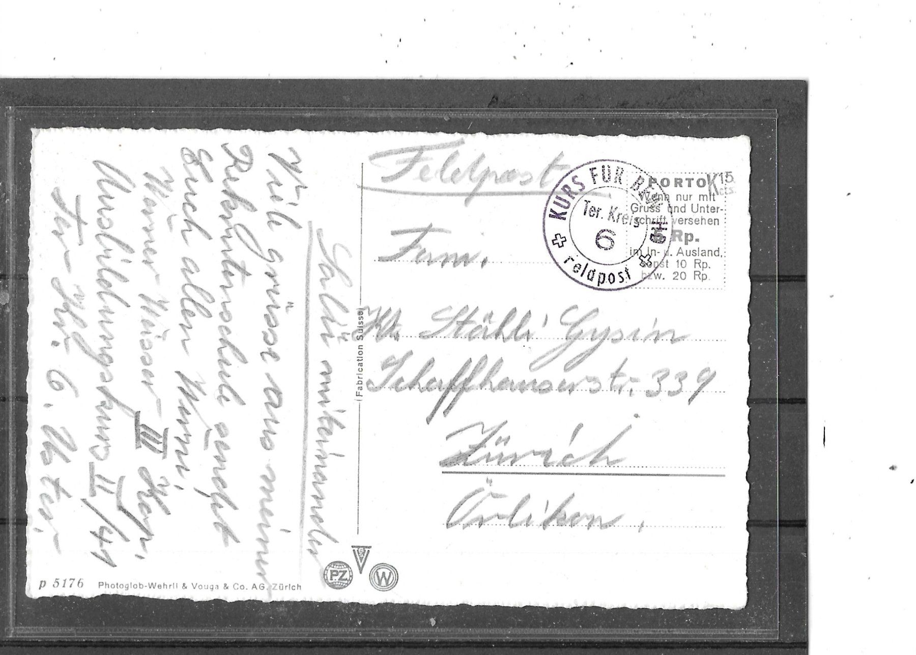 Cartoline postali: ZH Uster Primarschulhaus Hasenbühl – Usato da Schocherswil venduto da Wilare 1