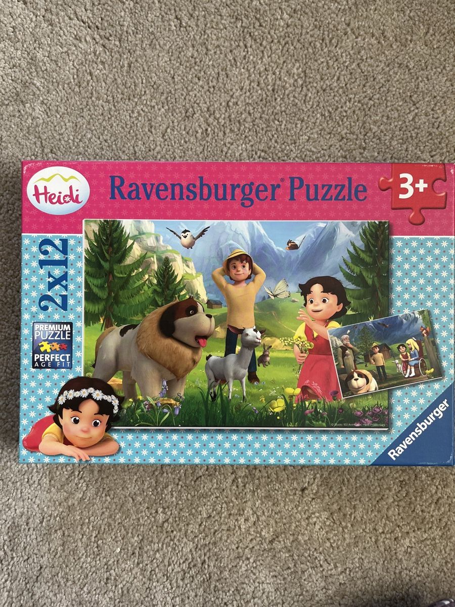 Ravensburger Puzzle: Puzzle Ravensburger Heidi – Usato da Villars-Bramard venduto da dadesc