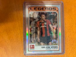Sammelkarte Topps Finest Legends Karl-Heinz Körbel