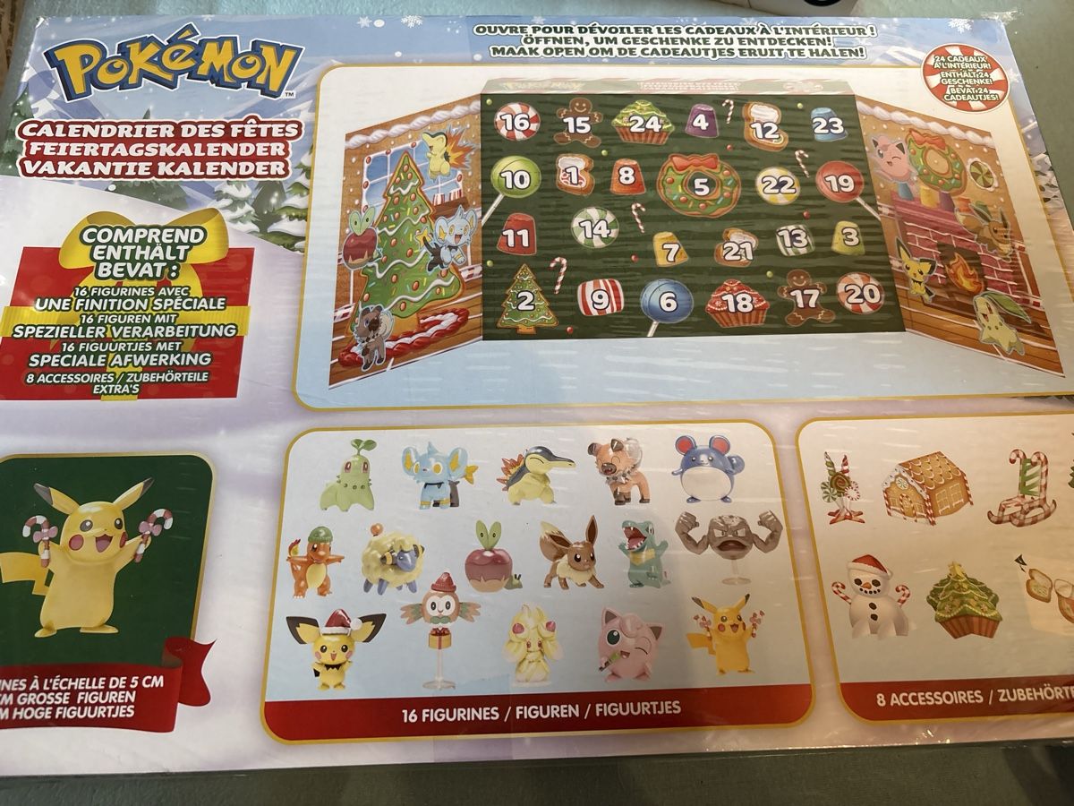 Pokémon Calendari: Calendrier  Pokémon avec figurines – Nuovo e nell'imballaggio originale da Ste-Croix venduto da choupy60 1