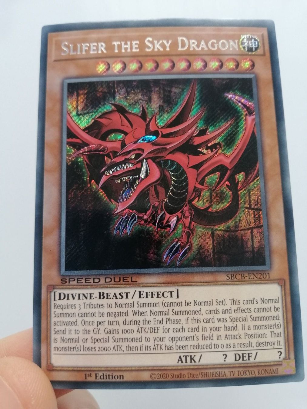 Yugioh Carte collezionabili: Slifer the Sky Dragon Secret 1.Edition – Nuovo (secondo la descrizione) da Boswil venduto da ShoppingCenterCity 3
