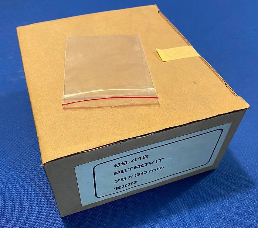 Zip Beutel mit Schieberegler, 250 x 180 mm, 50 Stk / Packung