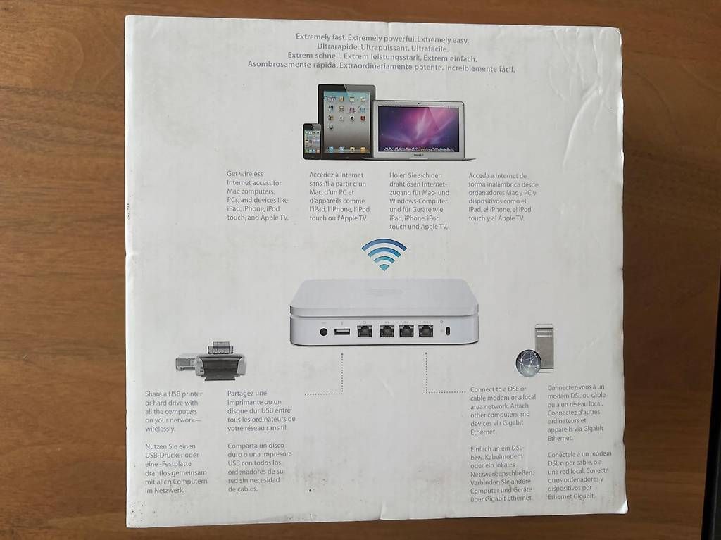 Modem & Router: A vendre Airport Extre Apple blanc – Usato da Marin-Epagnier venduto da Moi 1