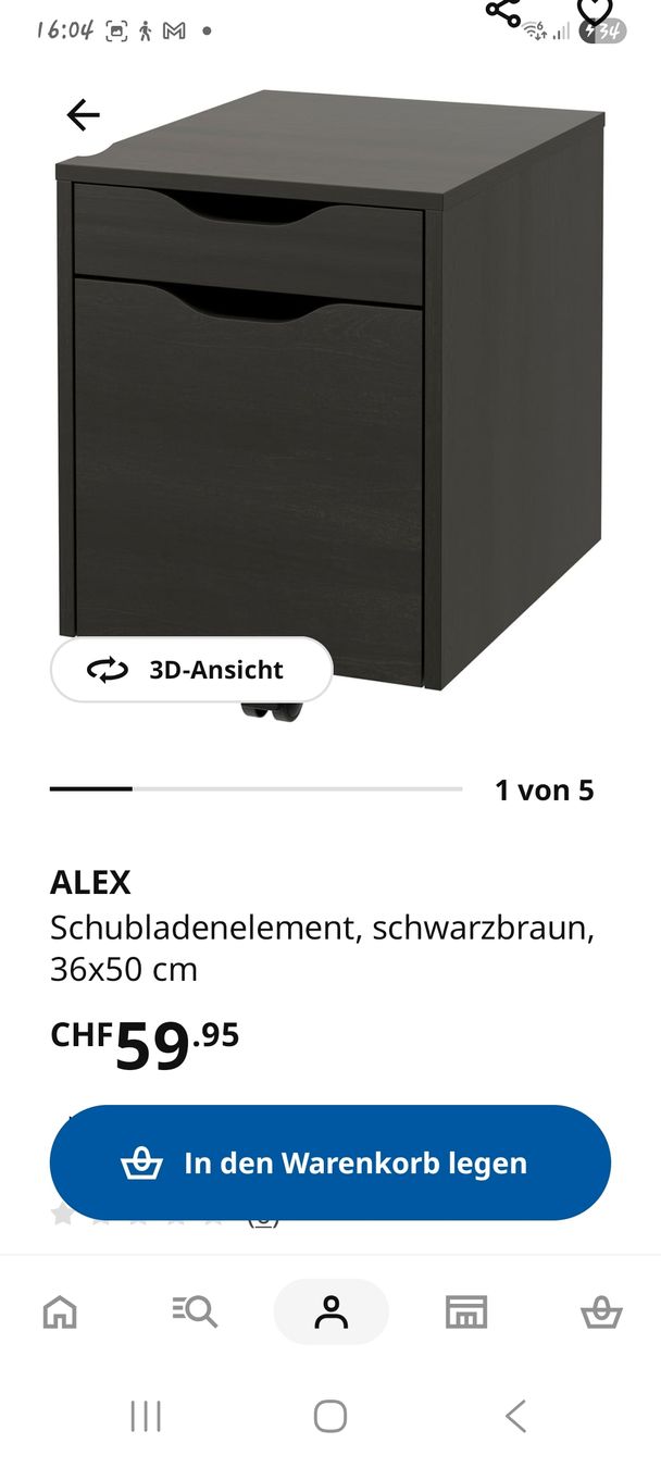 Ikea Eléments de bureau: Schubladeelement Ikea – D'occasion à Kriens par sus_gb5f