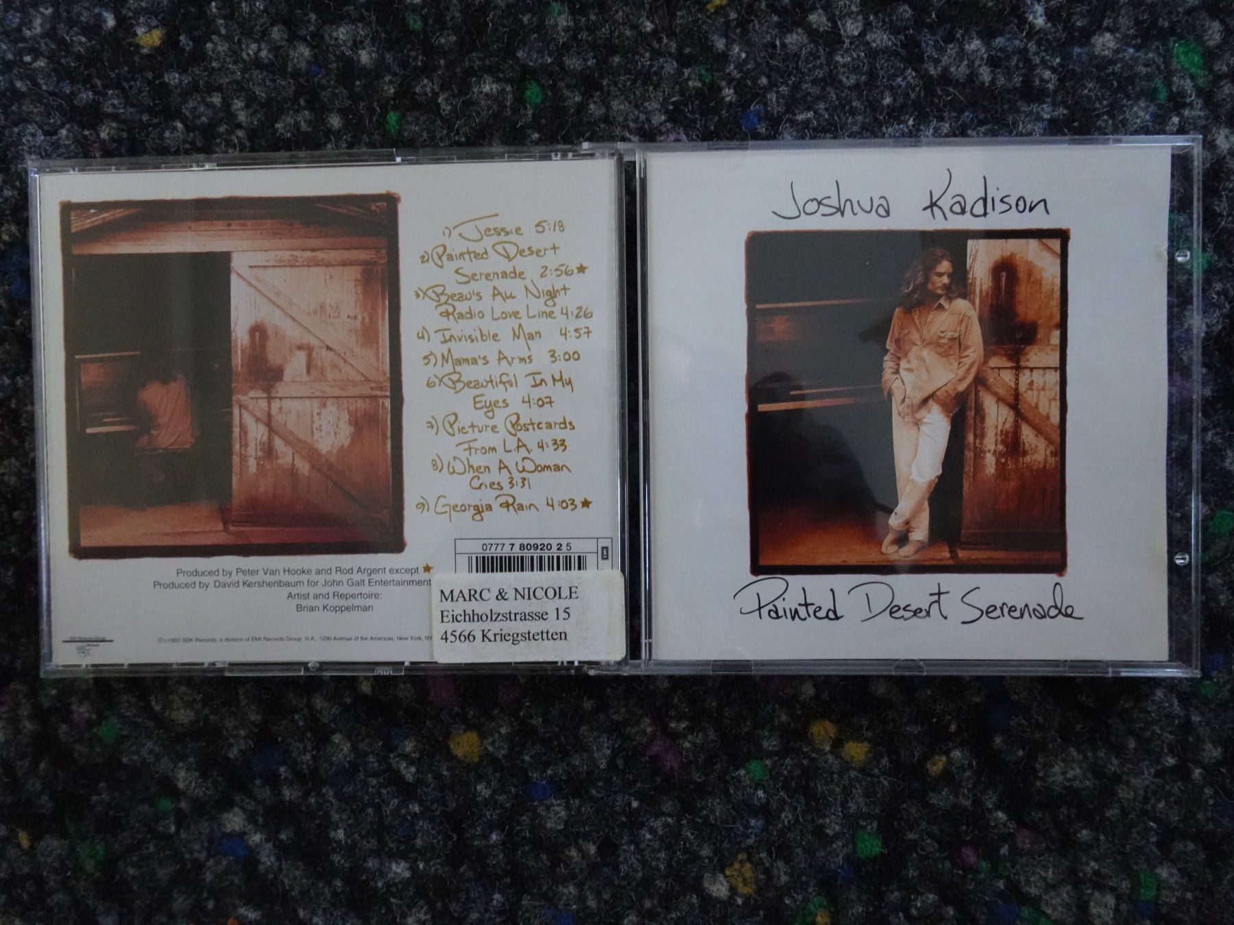 CD: CD : Joshua Kadison – Usato da Lotzwil venduto da Kiddis