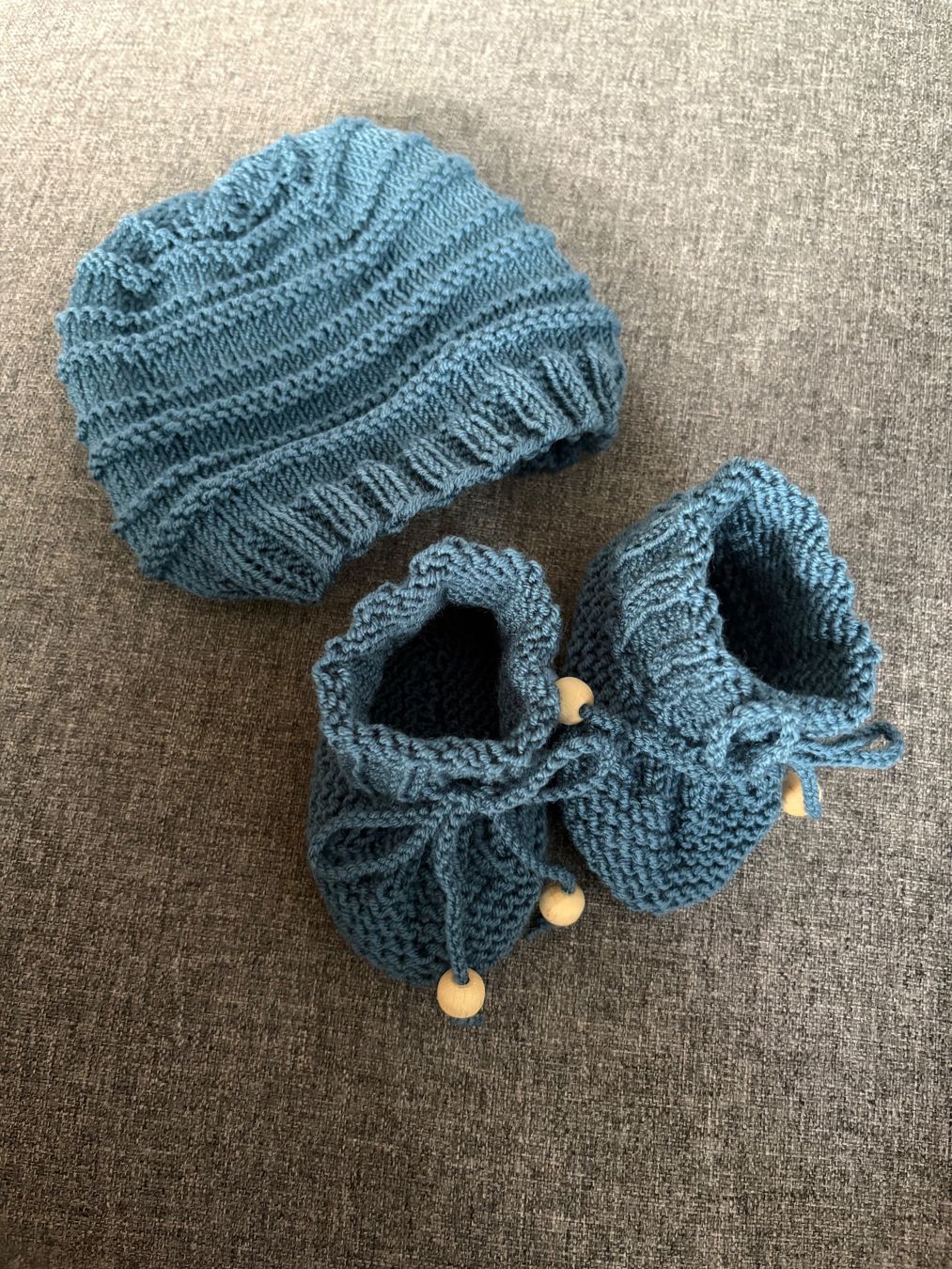 Chaussettes enfants: Finkli mit Käppli dunkelblau – Neuf (Voir description) à Chur par Handkreativ